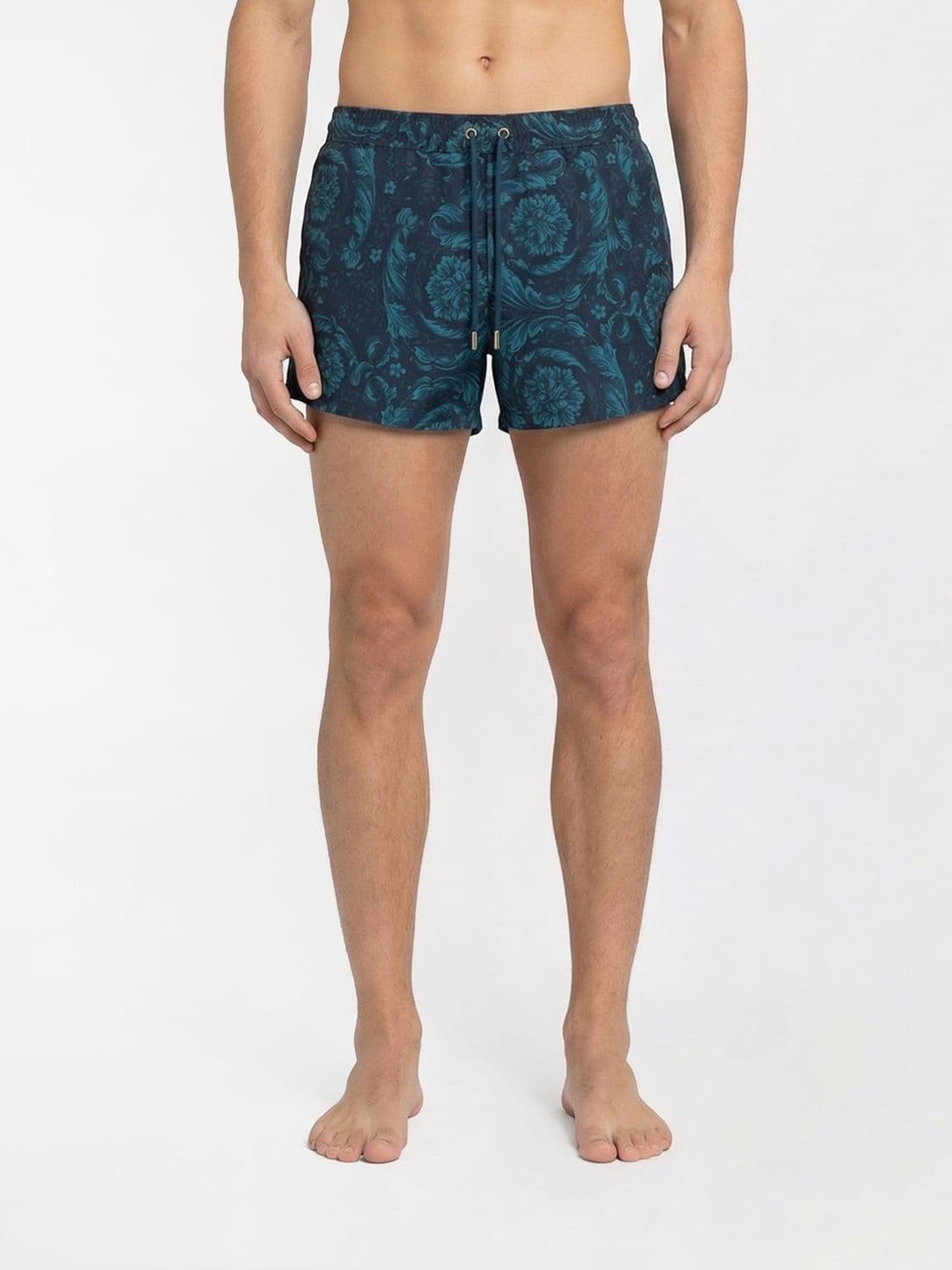 Versace Swimsuit Men color Blue