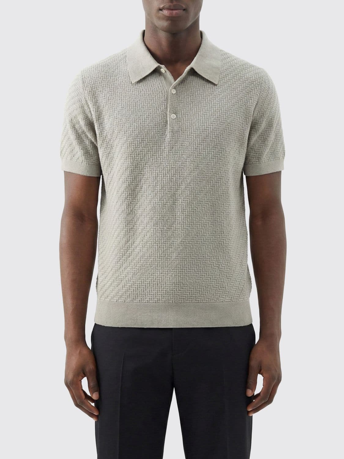 Brioni Polo Shirt Men color Beige