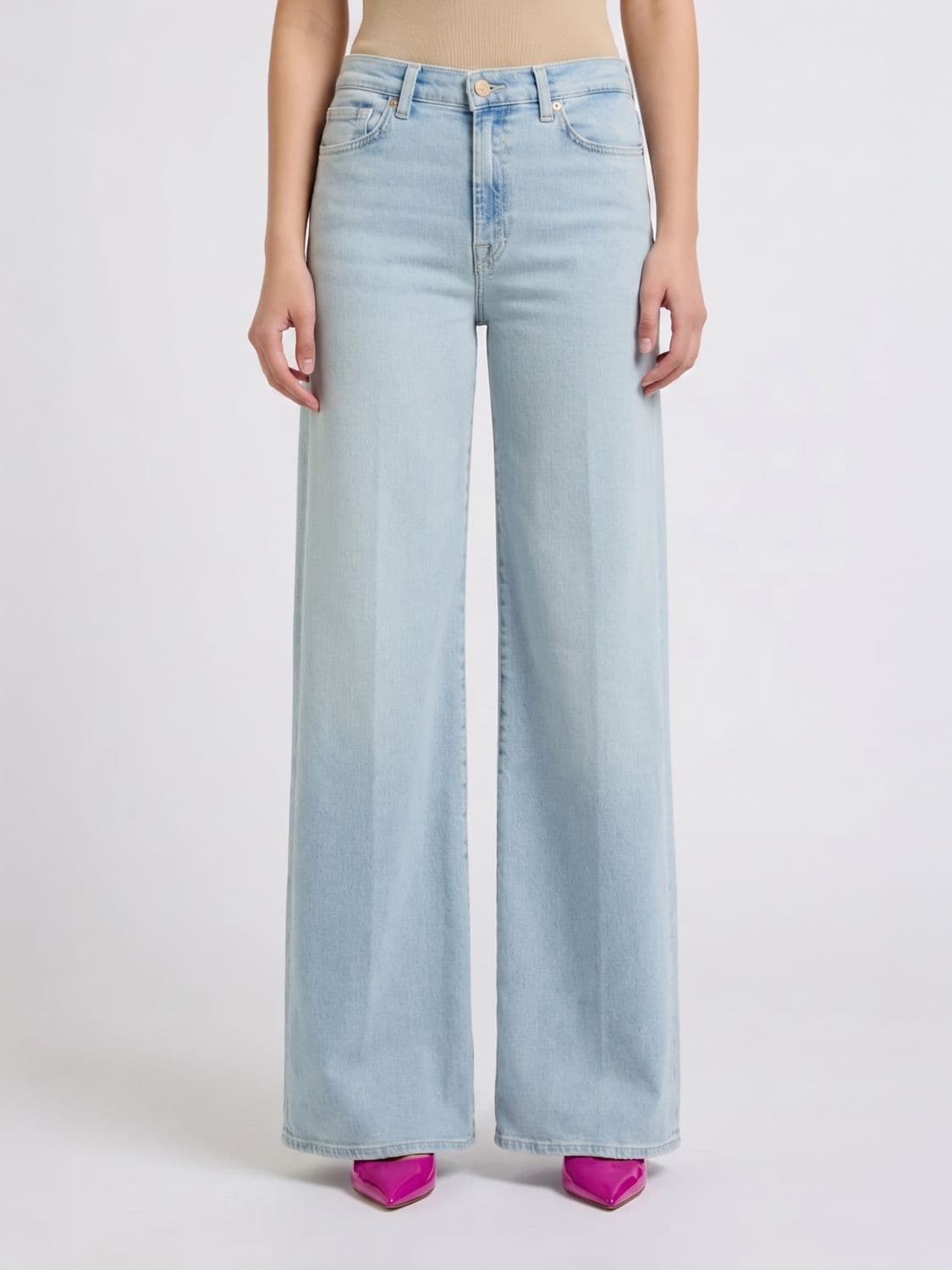 7 For All Mankind Jeans Woman color Ice