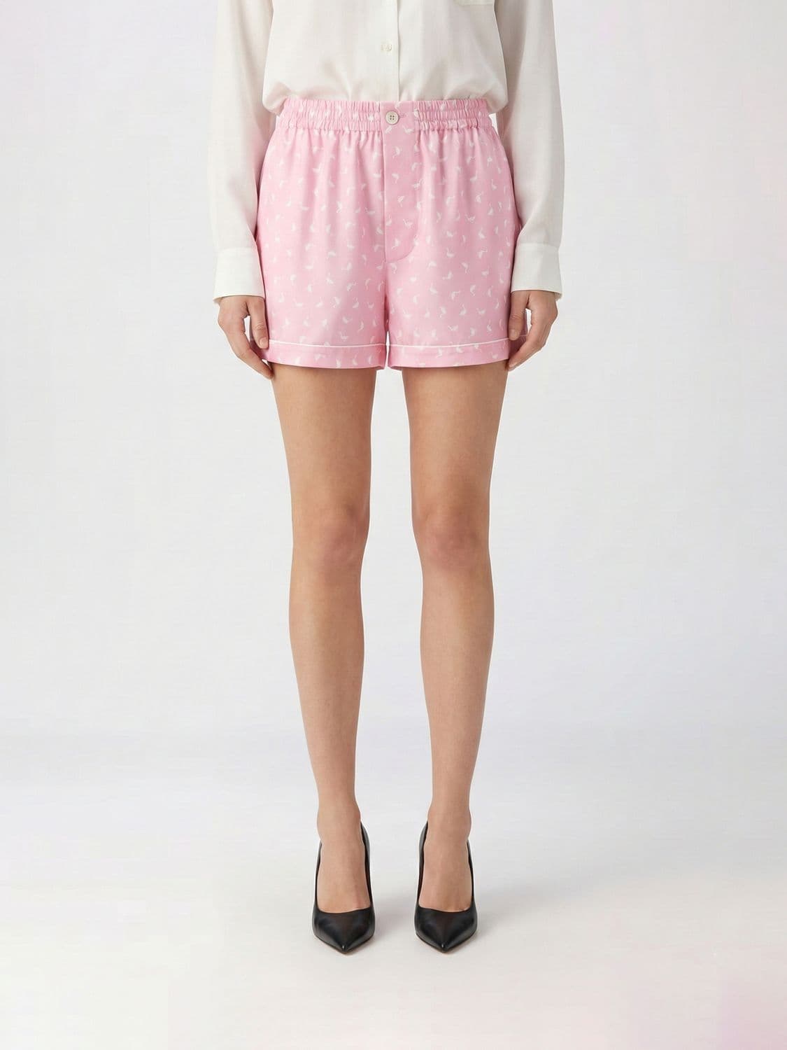 Moschino Couture Shorts Woman color Beige