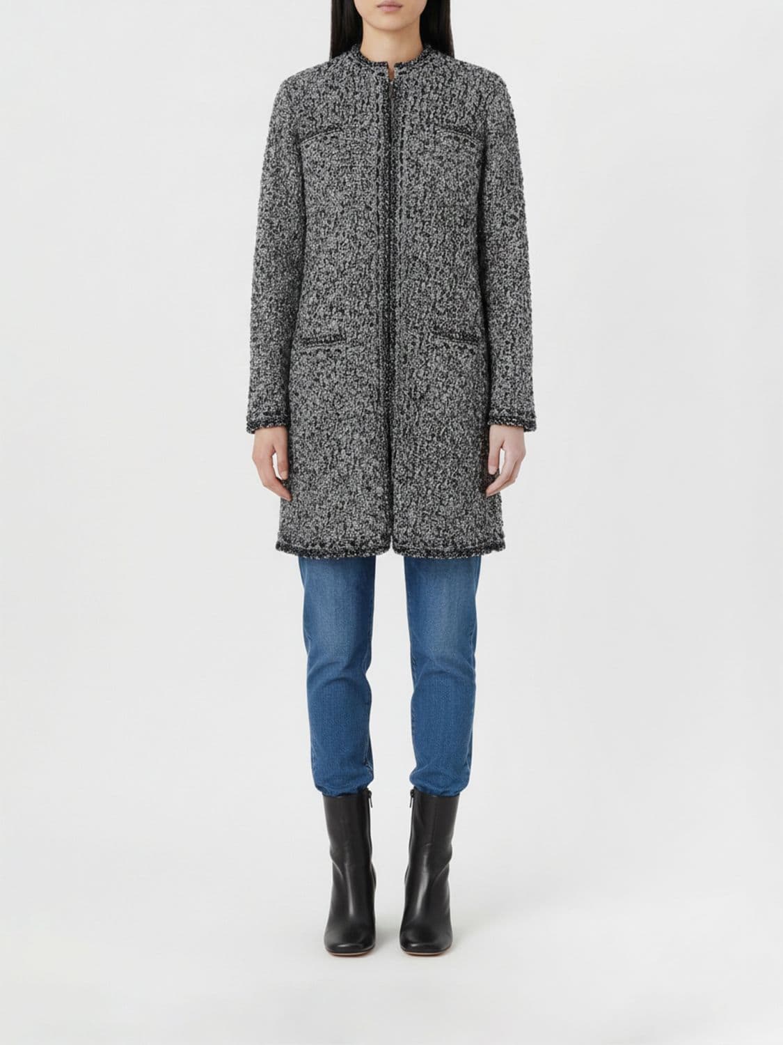 Fabiana Filippi Coat Woman color Grey