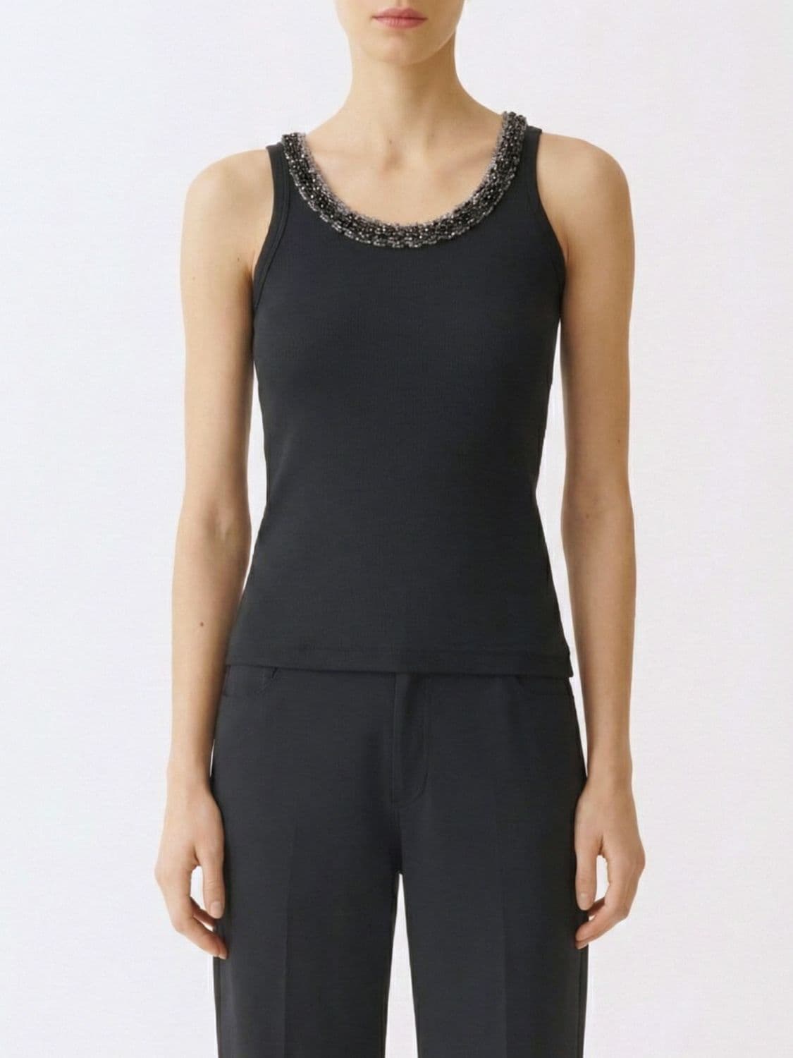 Fabiana Filippi Top Woman color Black