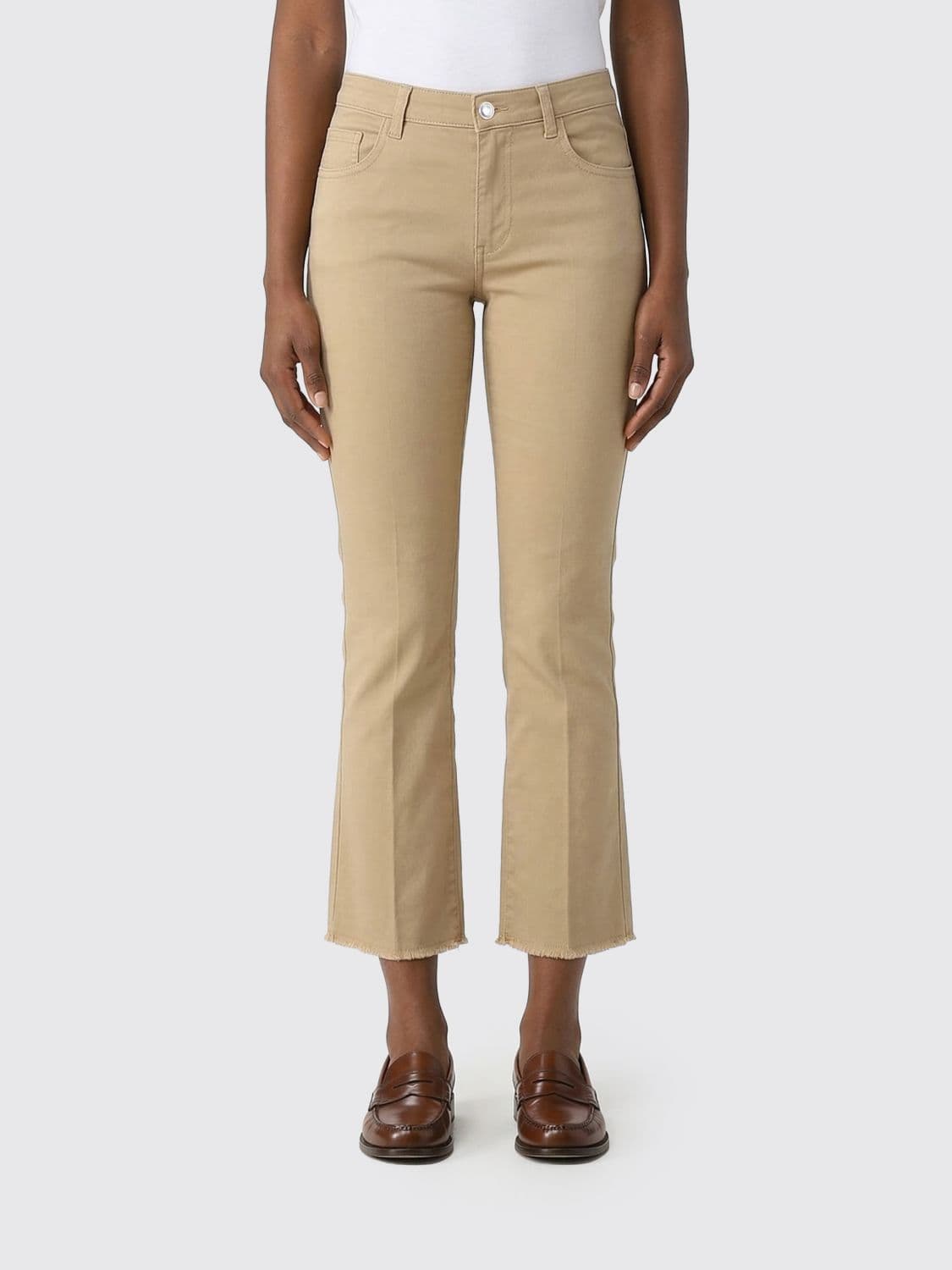 Fay Jeans Woman color Dove Grey