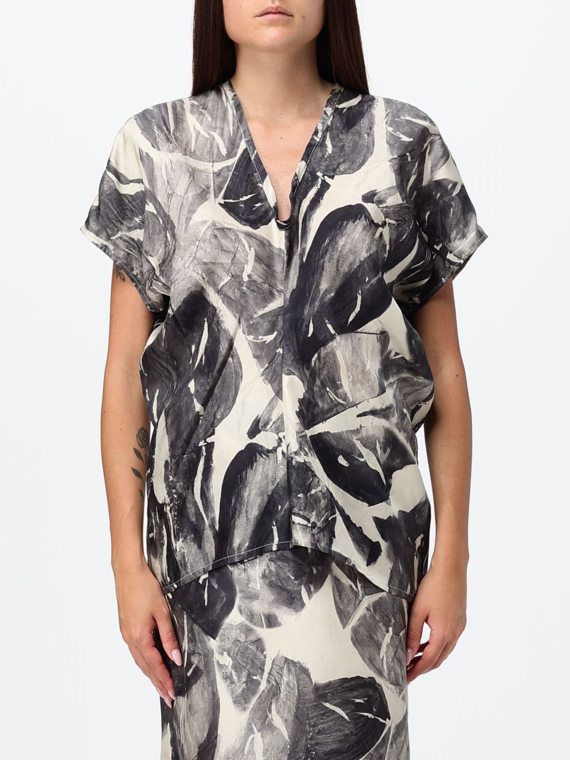 Alysi Top Woman color Black