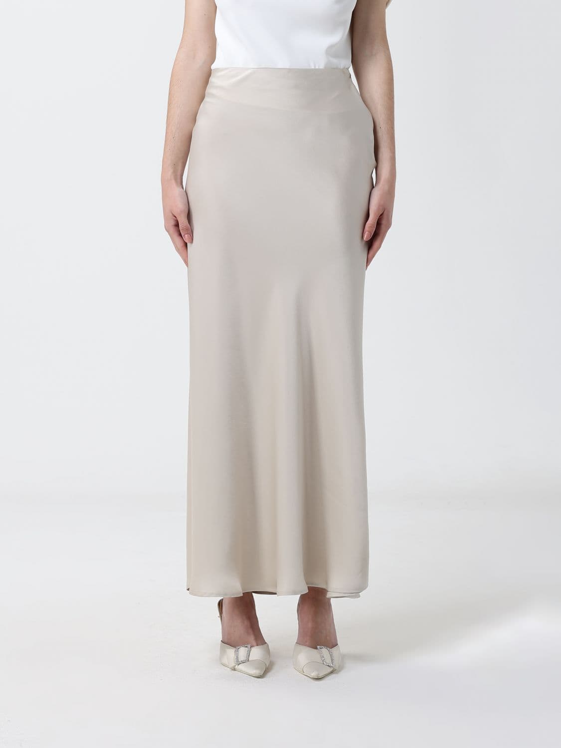 Liviana Conti Skirt Woman color Ice