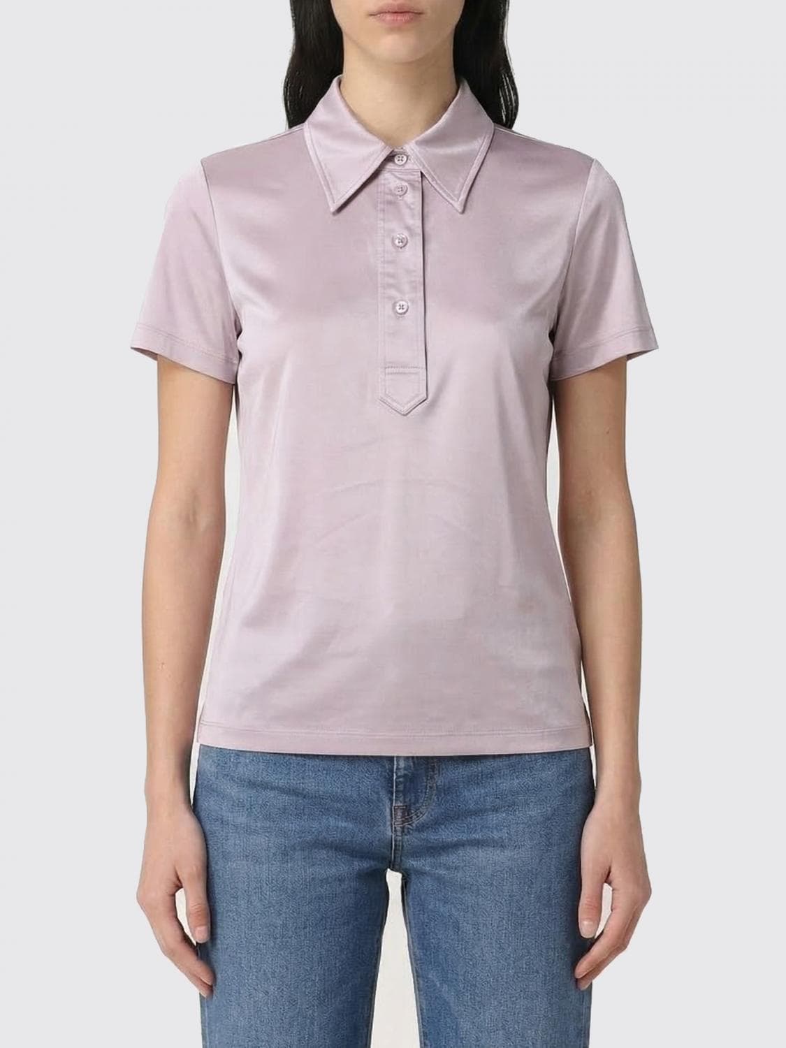 Maison Margiela Polo Shirt Woman color Pink