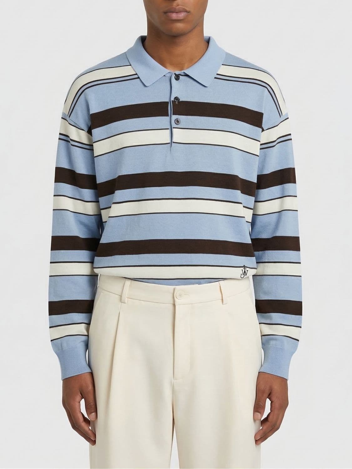 Jw Anderson Polo Shirt Men color Gnawed Blue