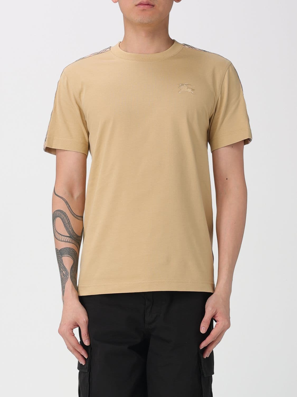 Burberry T-Shirt Men color Beige
