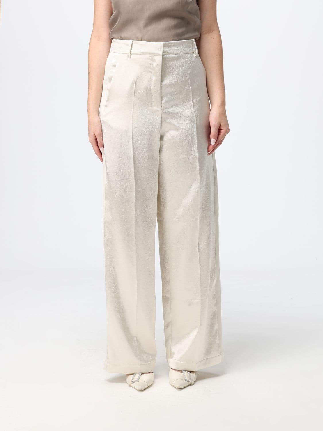 Alysi Pants Woman color White