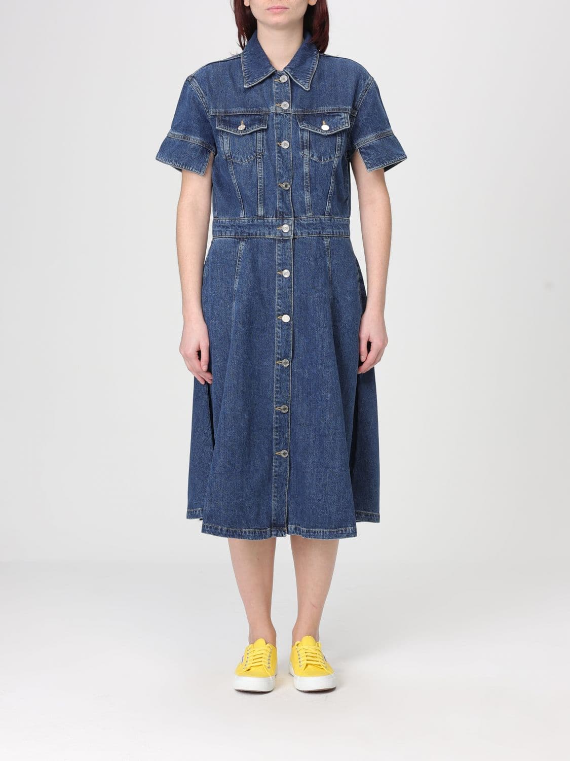 Karl Lagerfeld Dress Woman color Blue