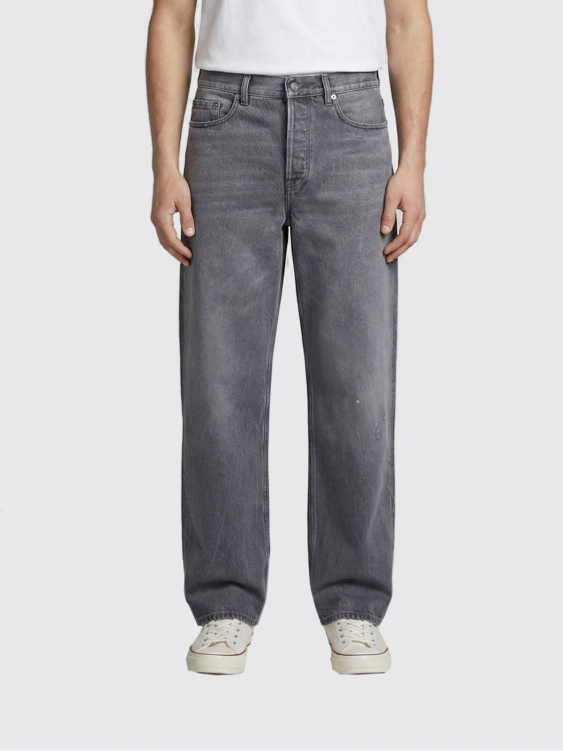 Golden Goose Jeans Men color Grey
