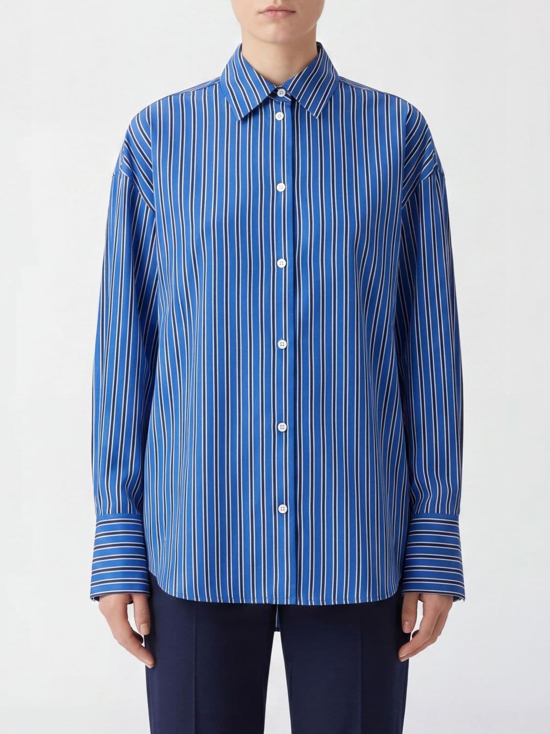 Toteme Shirt Woman color Blue · 36