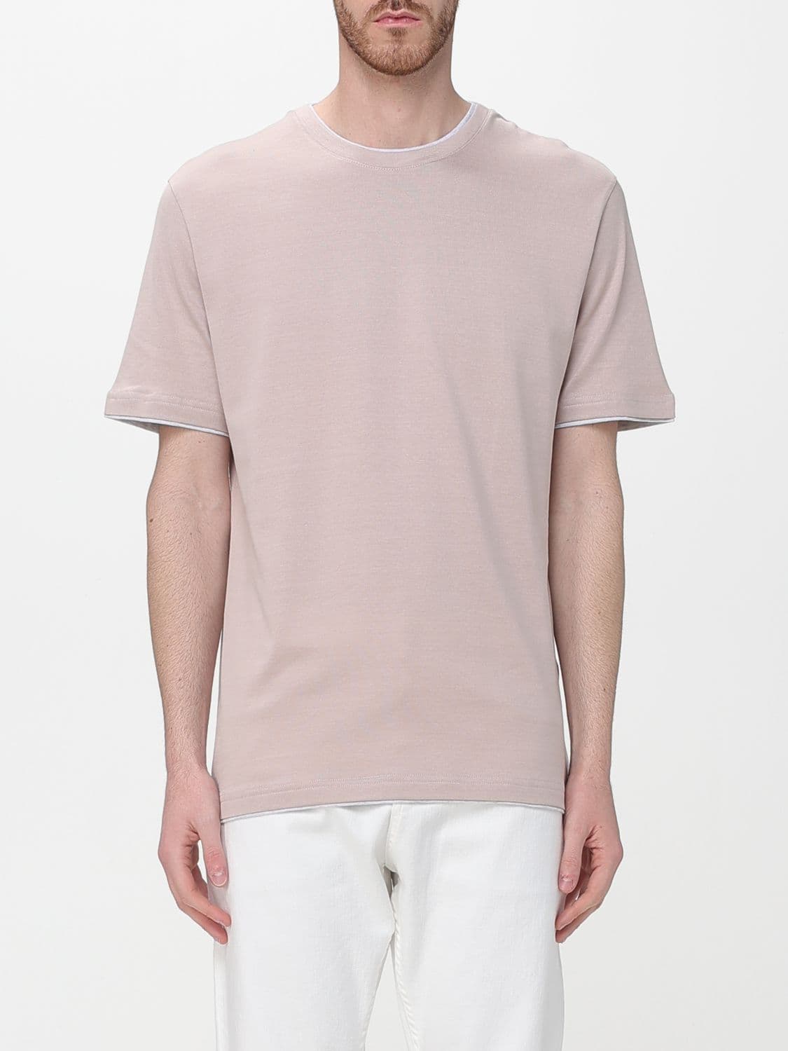 Eleventy T-Shirt Men color Blush Pink · XL