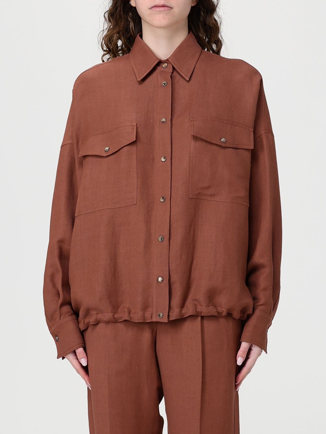Brunello Cucinelli Shirt Woman color Red