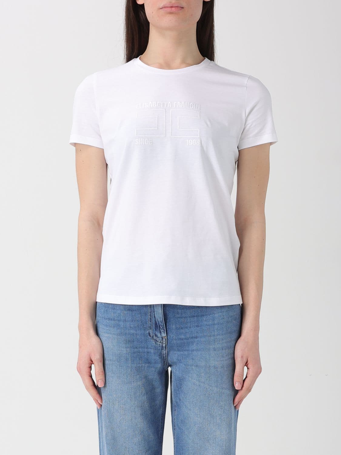 Elisabetta Franchi T-Shirt Woman color White