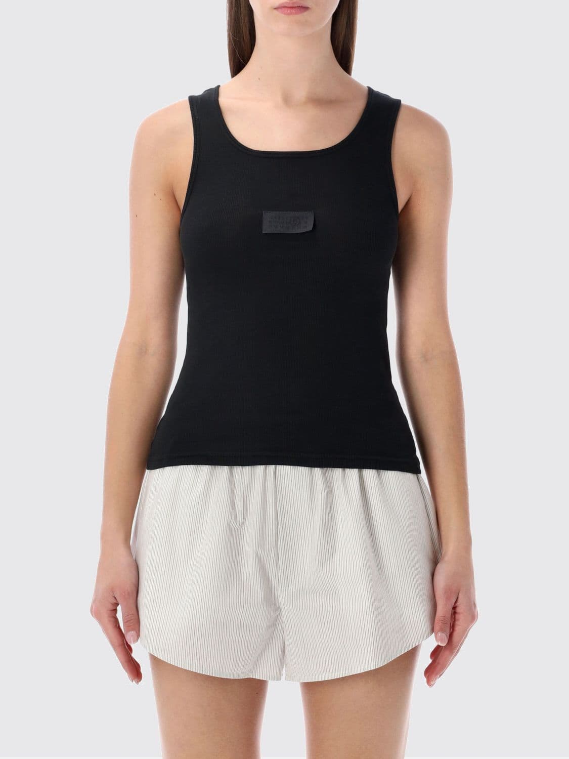 Mm6 Maison Margiela Top Woman color Black