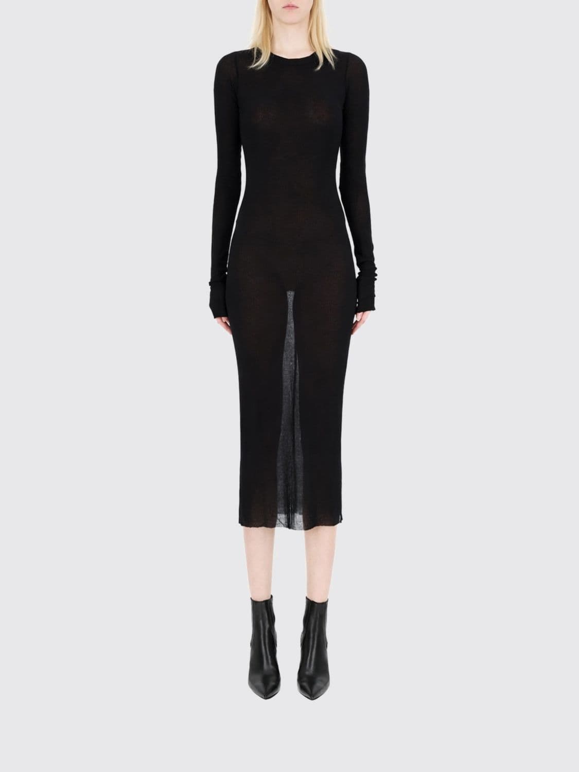 Rick Owens Dress Woman color Black
