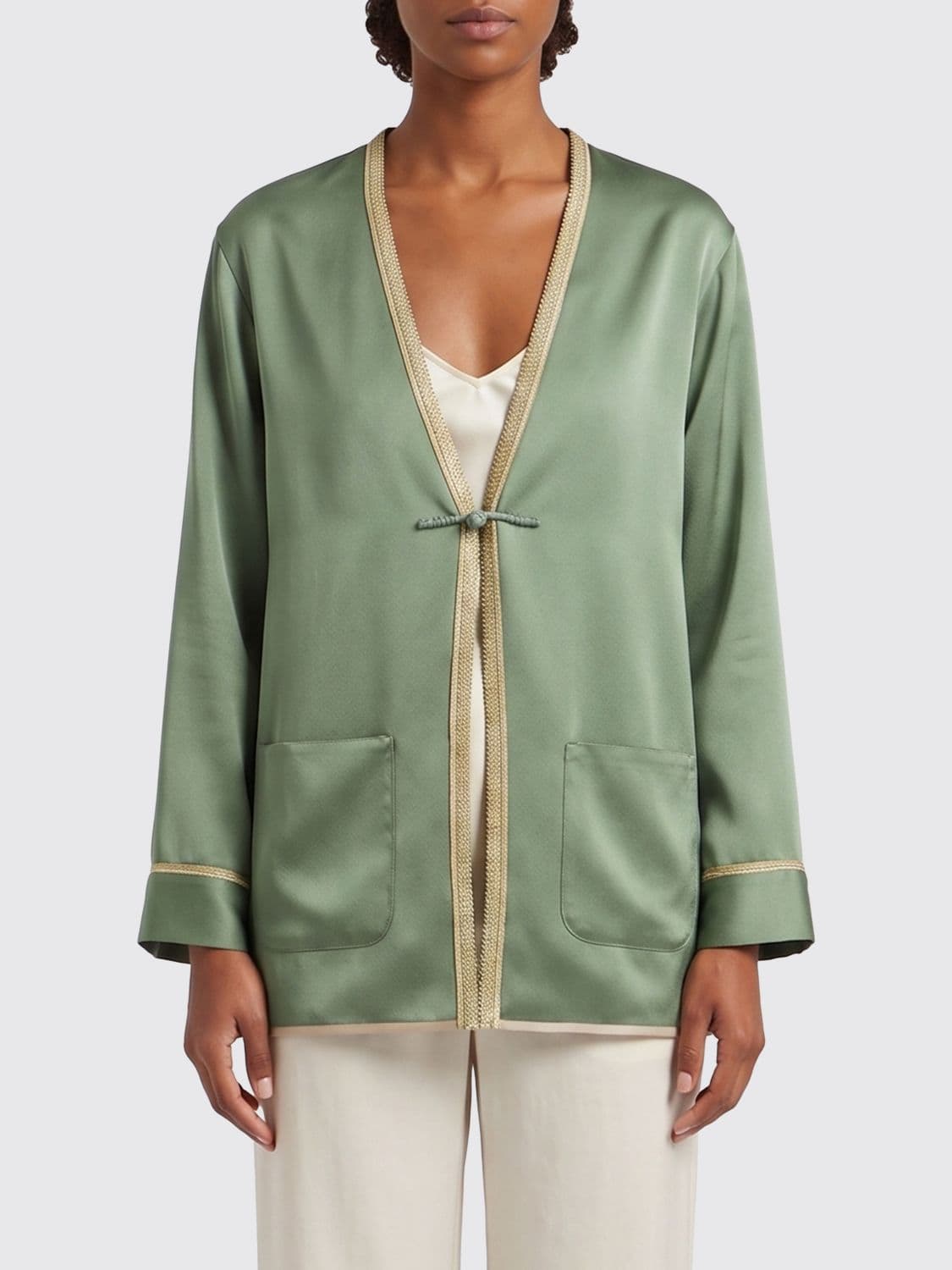 Forte Forte Sweater Woman color Green · 2