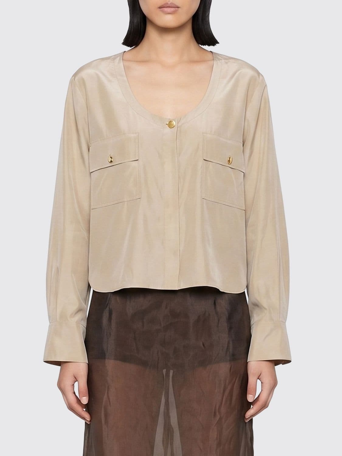 Forte Forte Top Woman color Beige