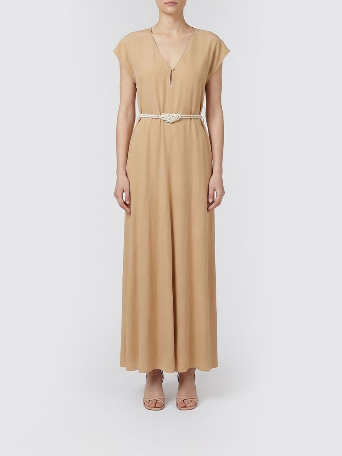 Forte Forte Dress Woman color Beige · 2