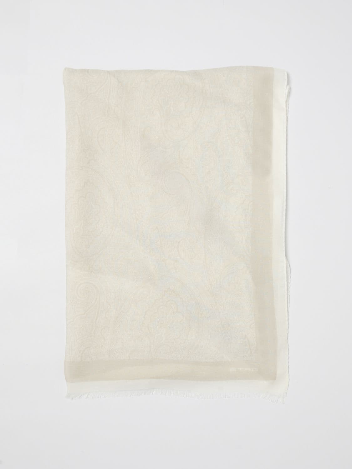 Etro Scarf Men color White · OS