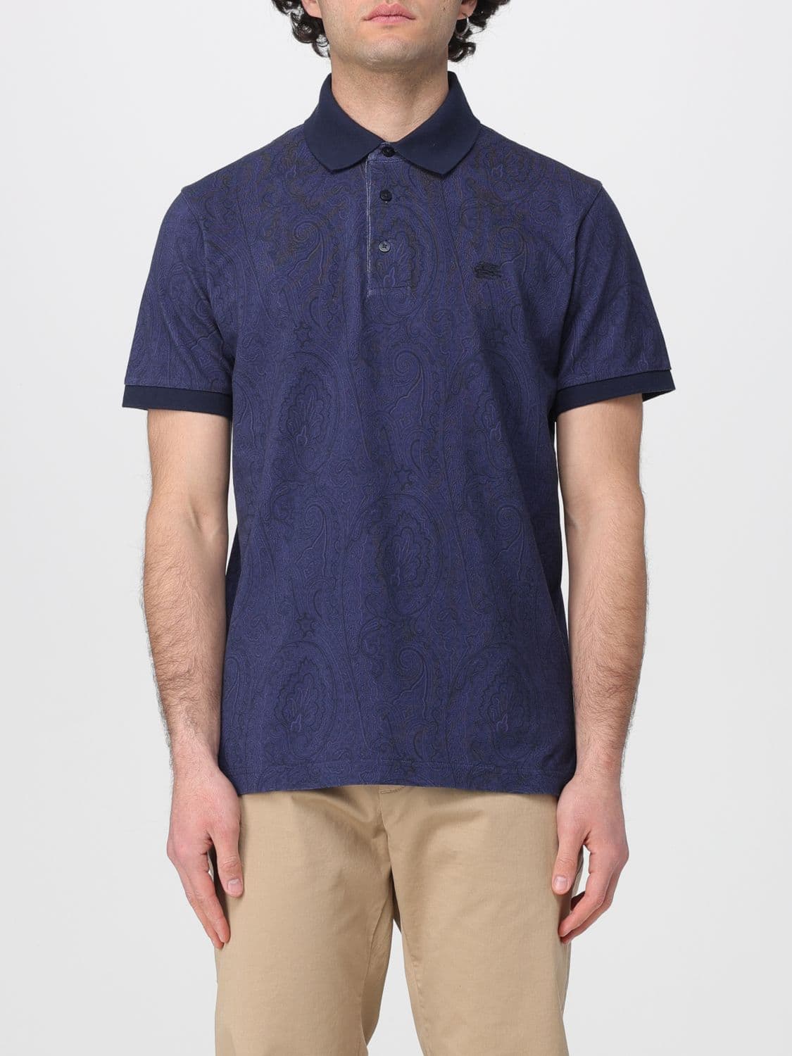 Etro Polo Shirt Men color Blue 1