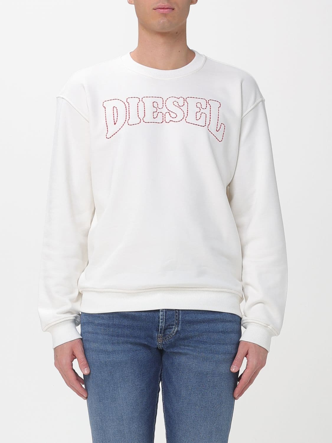 Diesel Sweatshirt Men color White