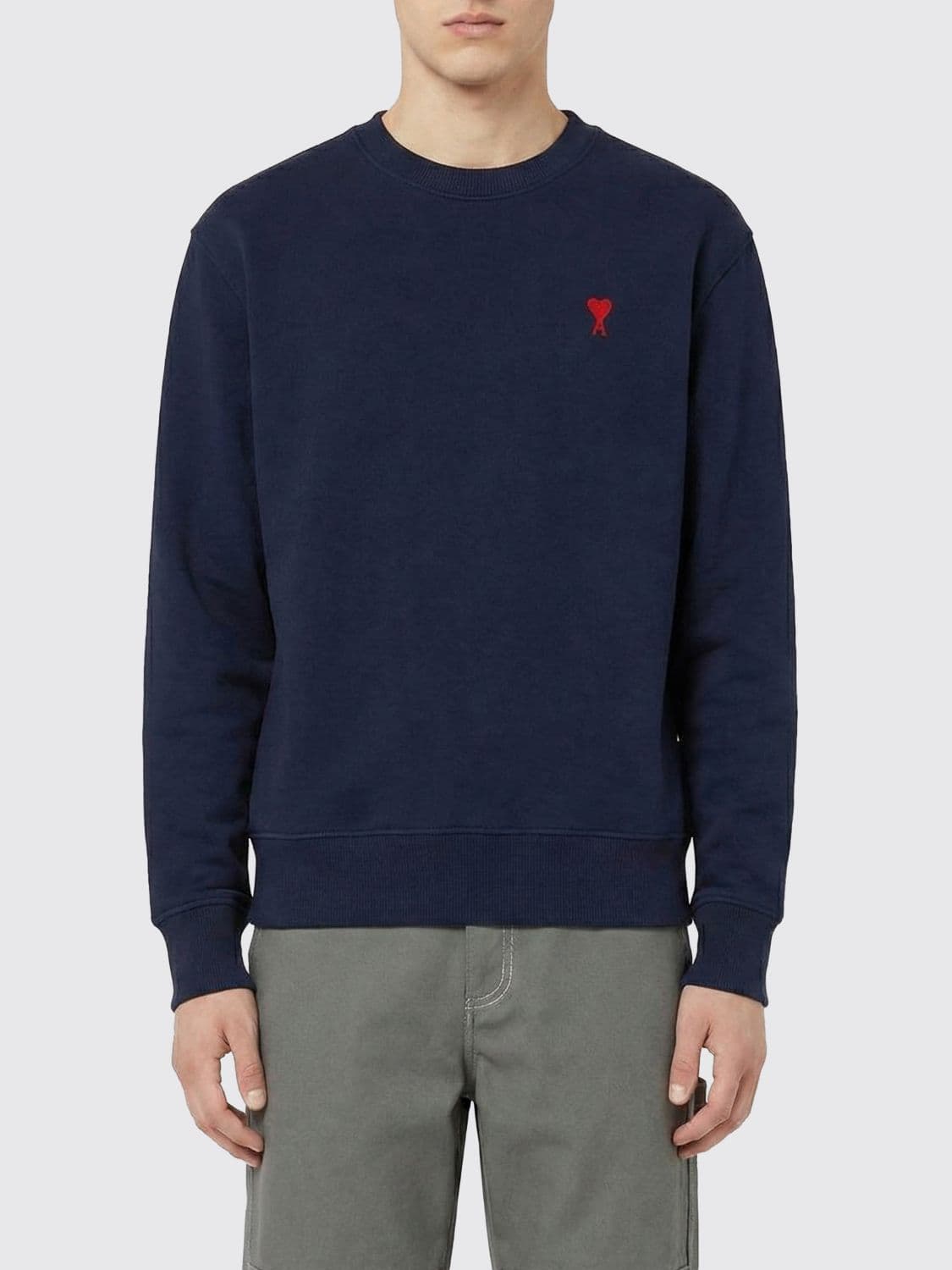 Ami Paris Sweatshirt Men color Blue