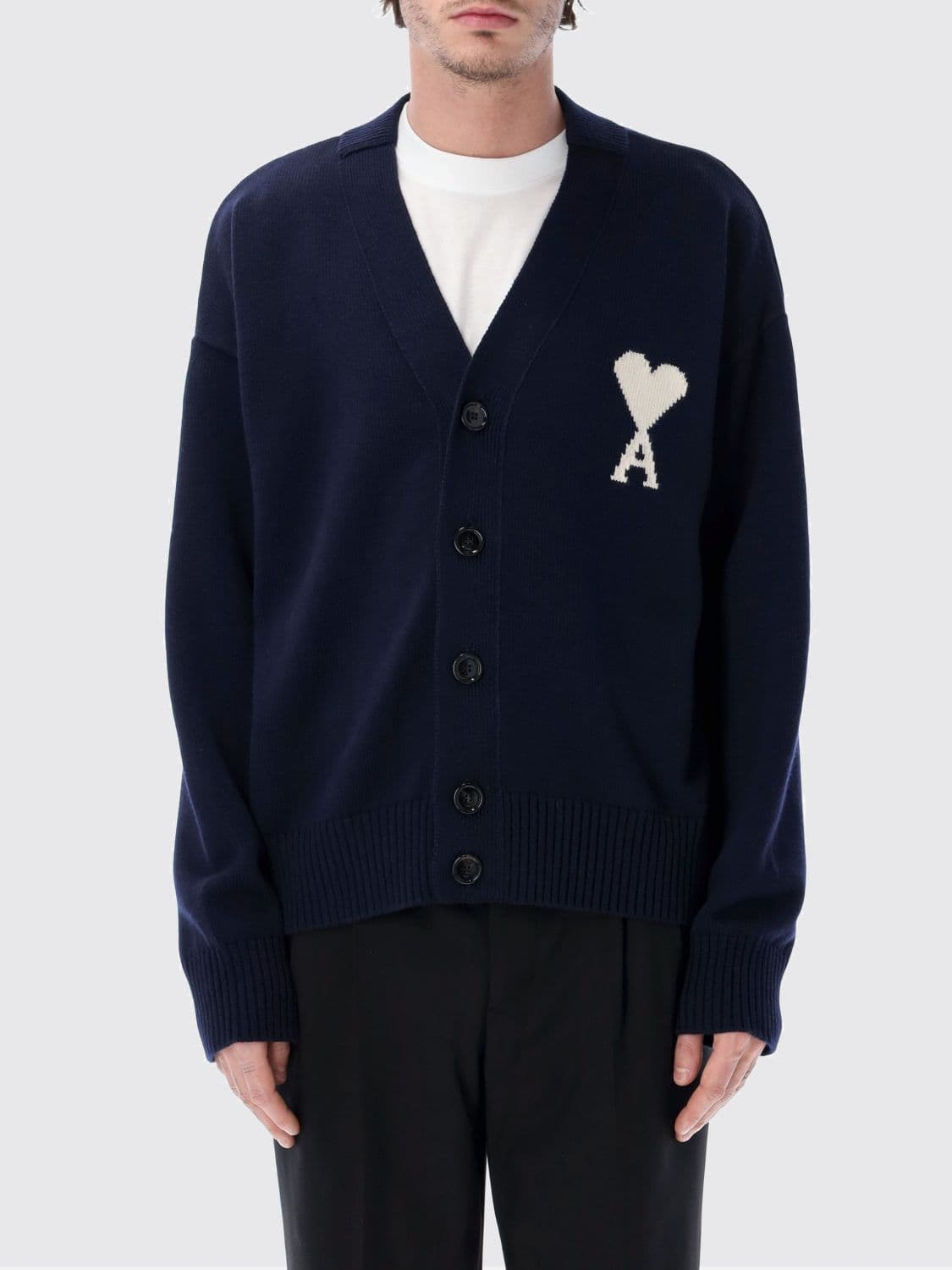 Ami Paris Sweater Men color Beige · XL