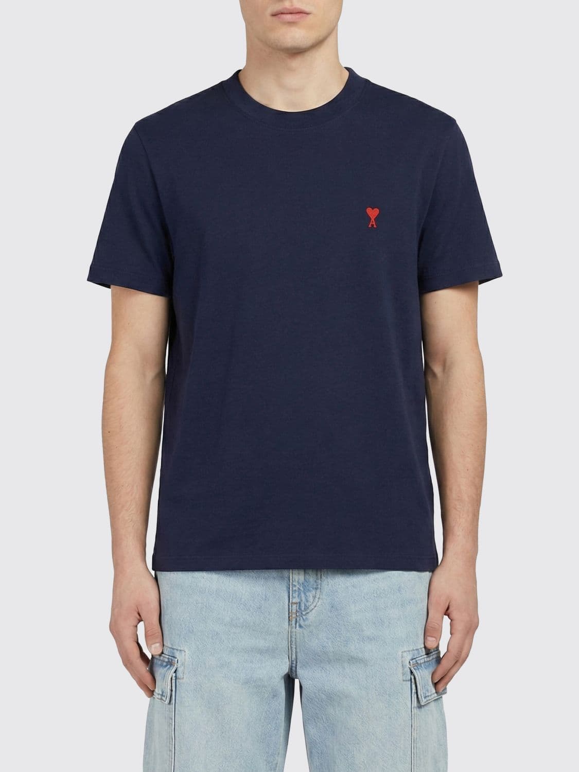 Ami Paris T-Shirt Men color Blue