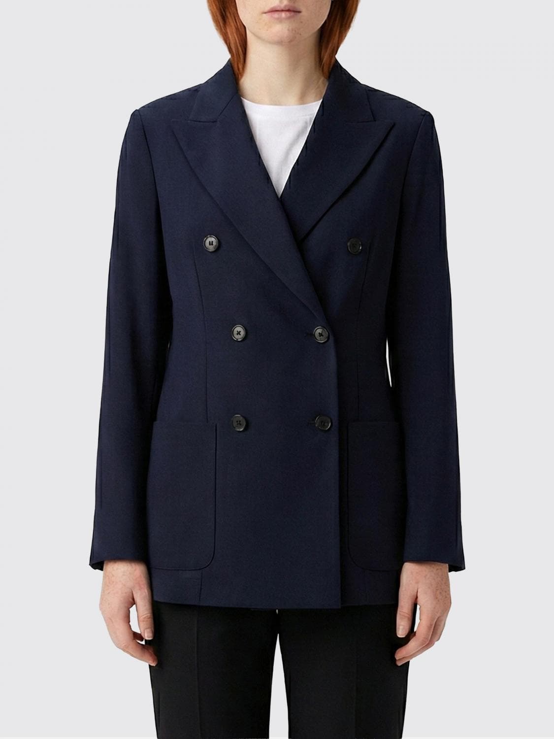 Barena Jacket Woman color Blue · 46