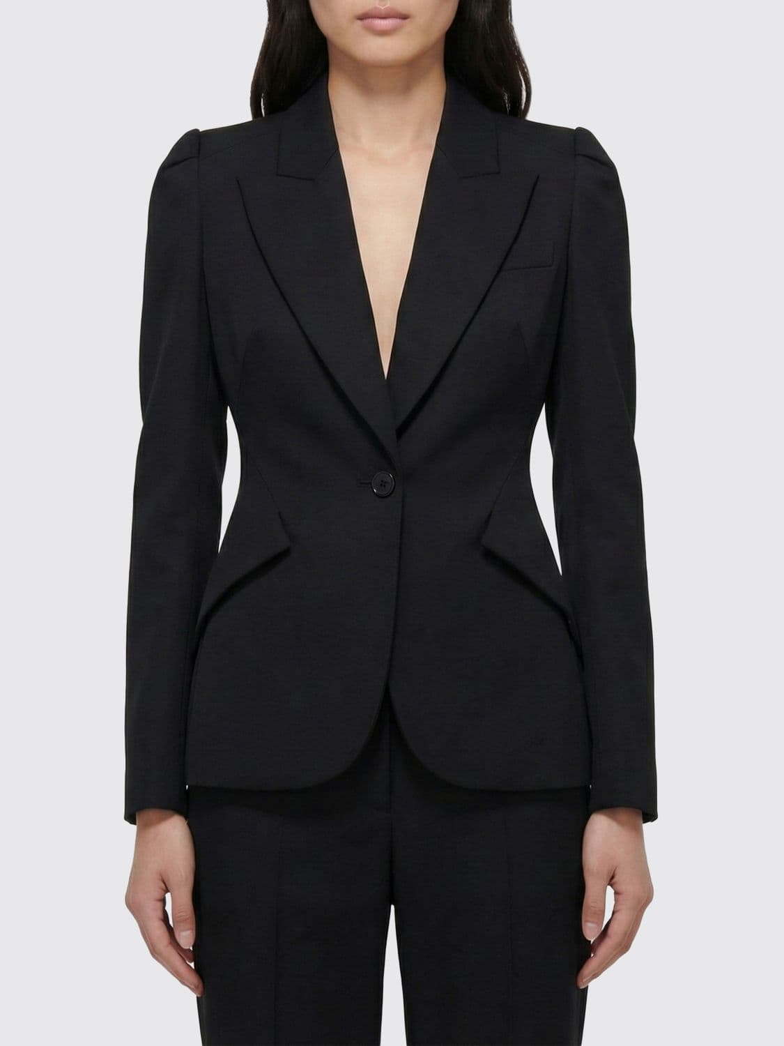 Mcqueen Jacket Woman color Black