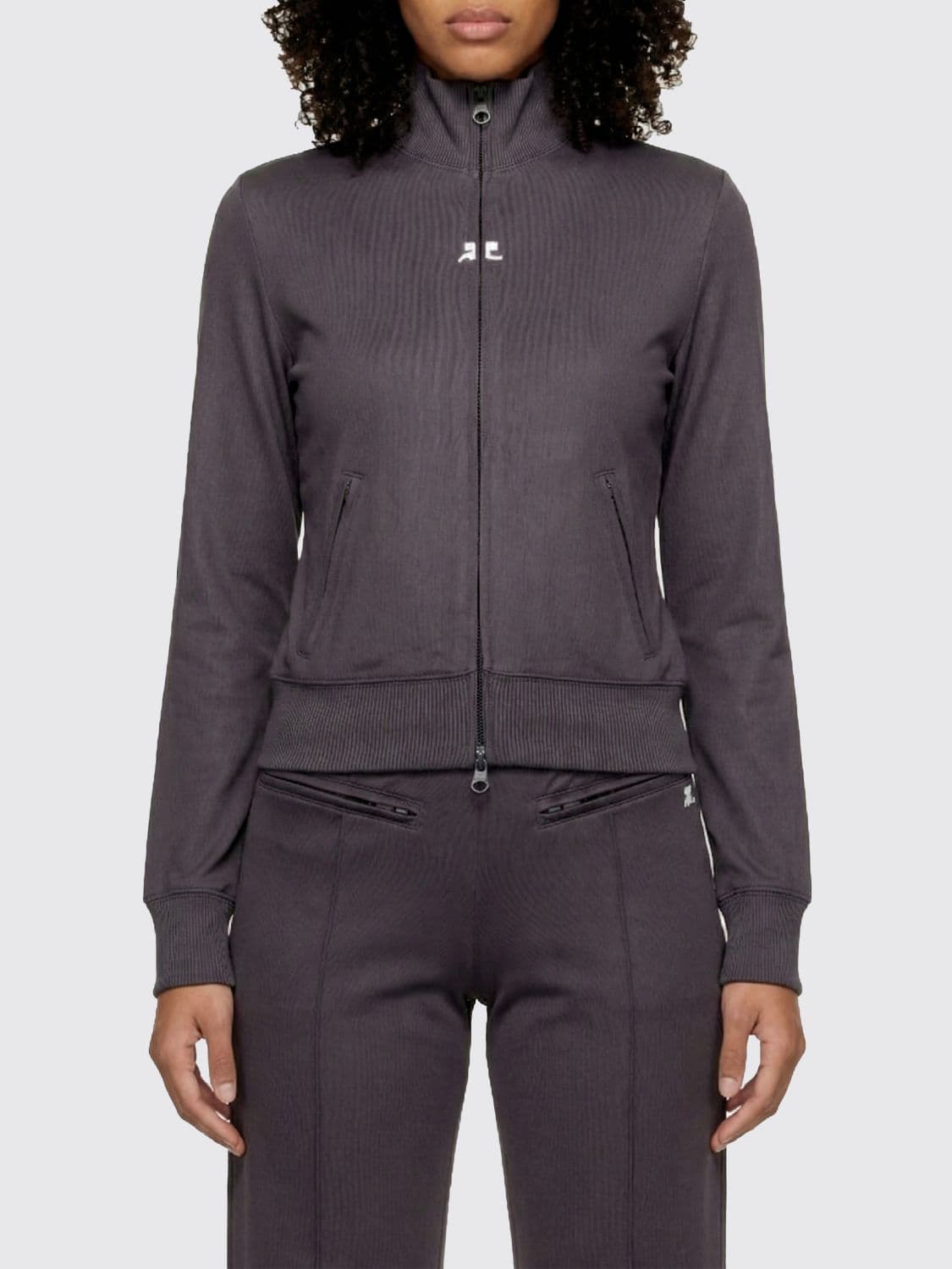 Courrèges Sweatshirt Woman color Blue