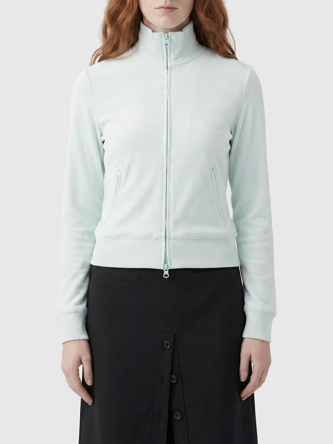 Courrèges Sweatshirt Woman color Green
