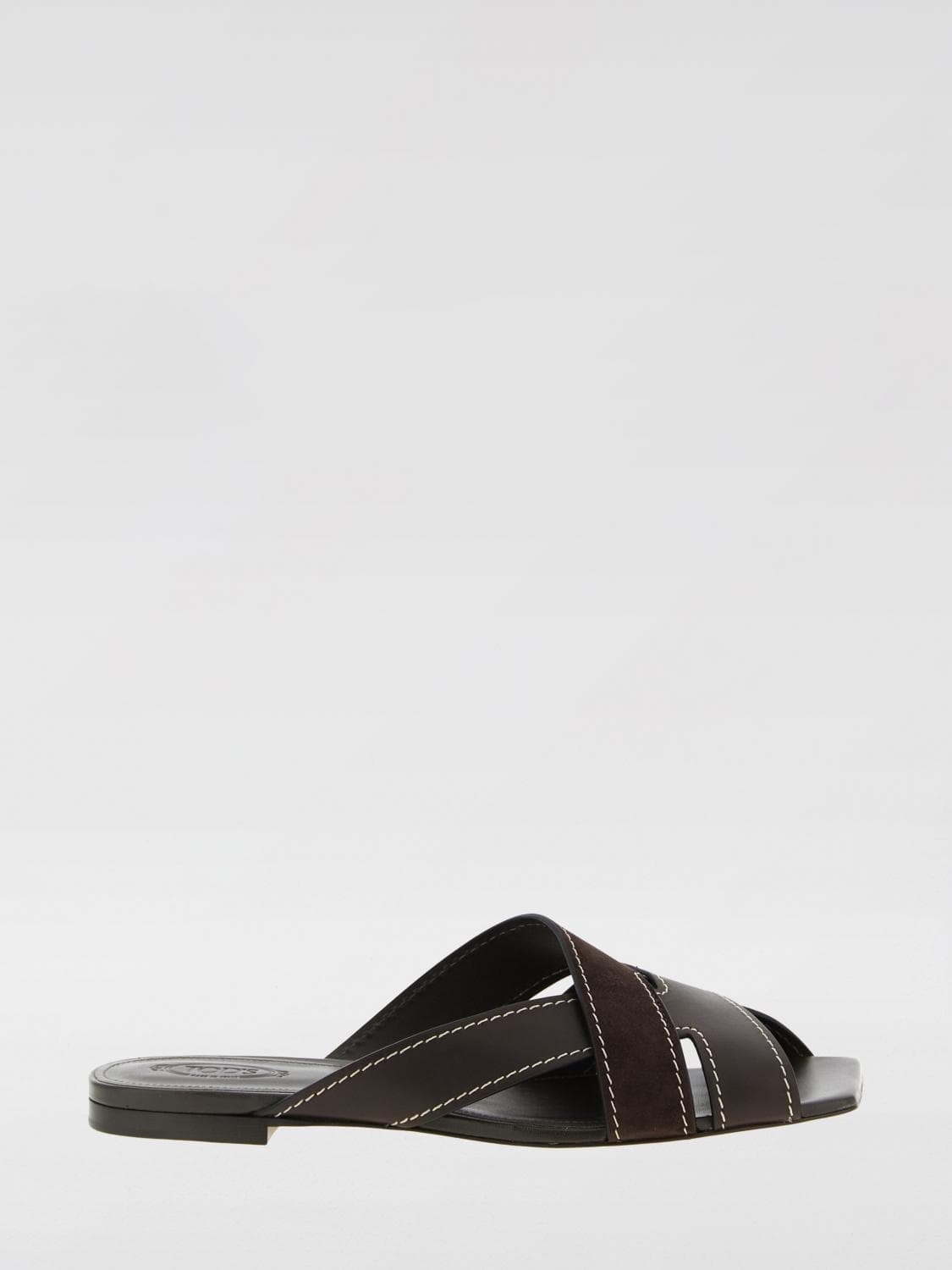 Tod's Heeled Sandal Woman color Brown