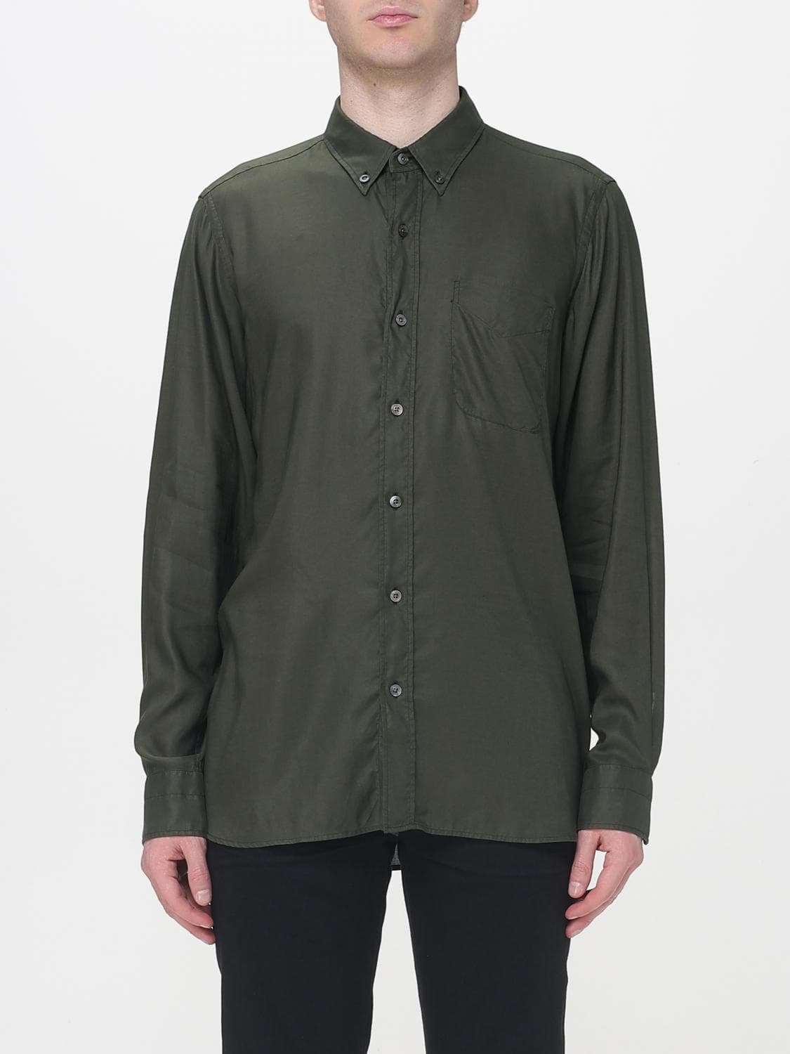 Tom Ford Shirt Men color Green · 42