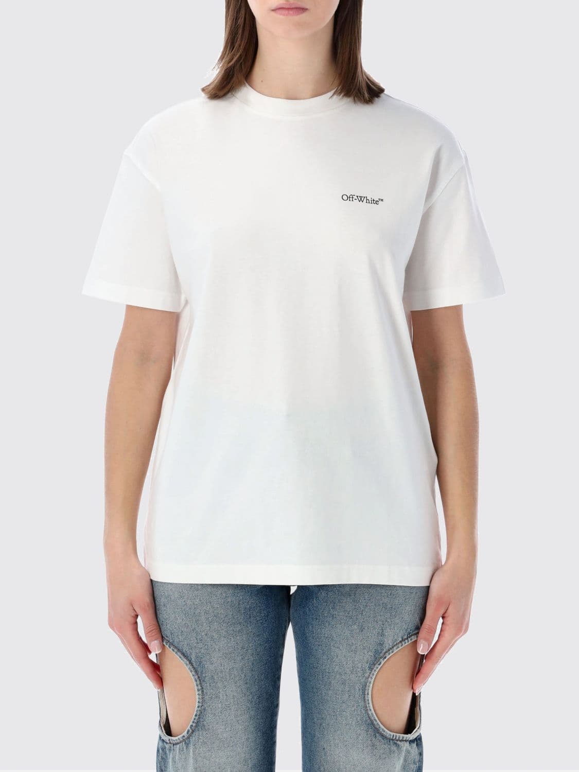 Off-White T-Shirt Woman color White