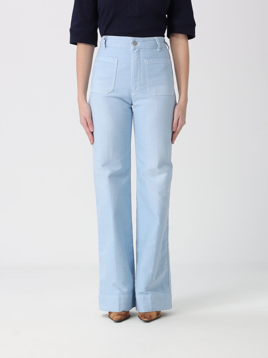 Victoria Victoria Beckham Jeans Woman color Blue