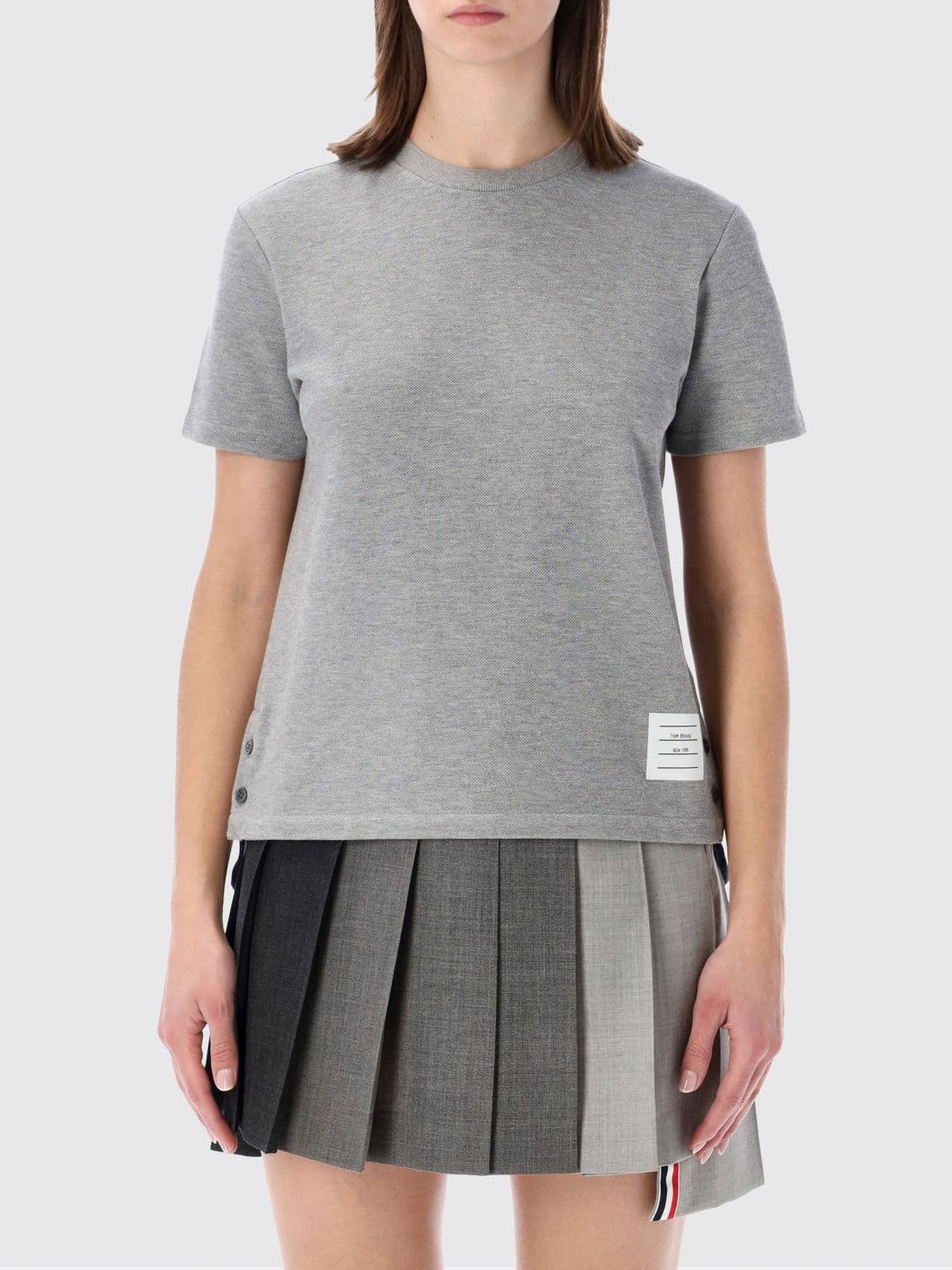 Thom Browne T-Shirt Woman color Grey