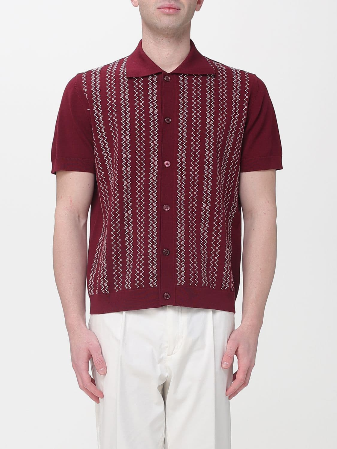 Paolo Pecora Polo Shirt Men color Brown