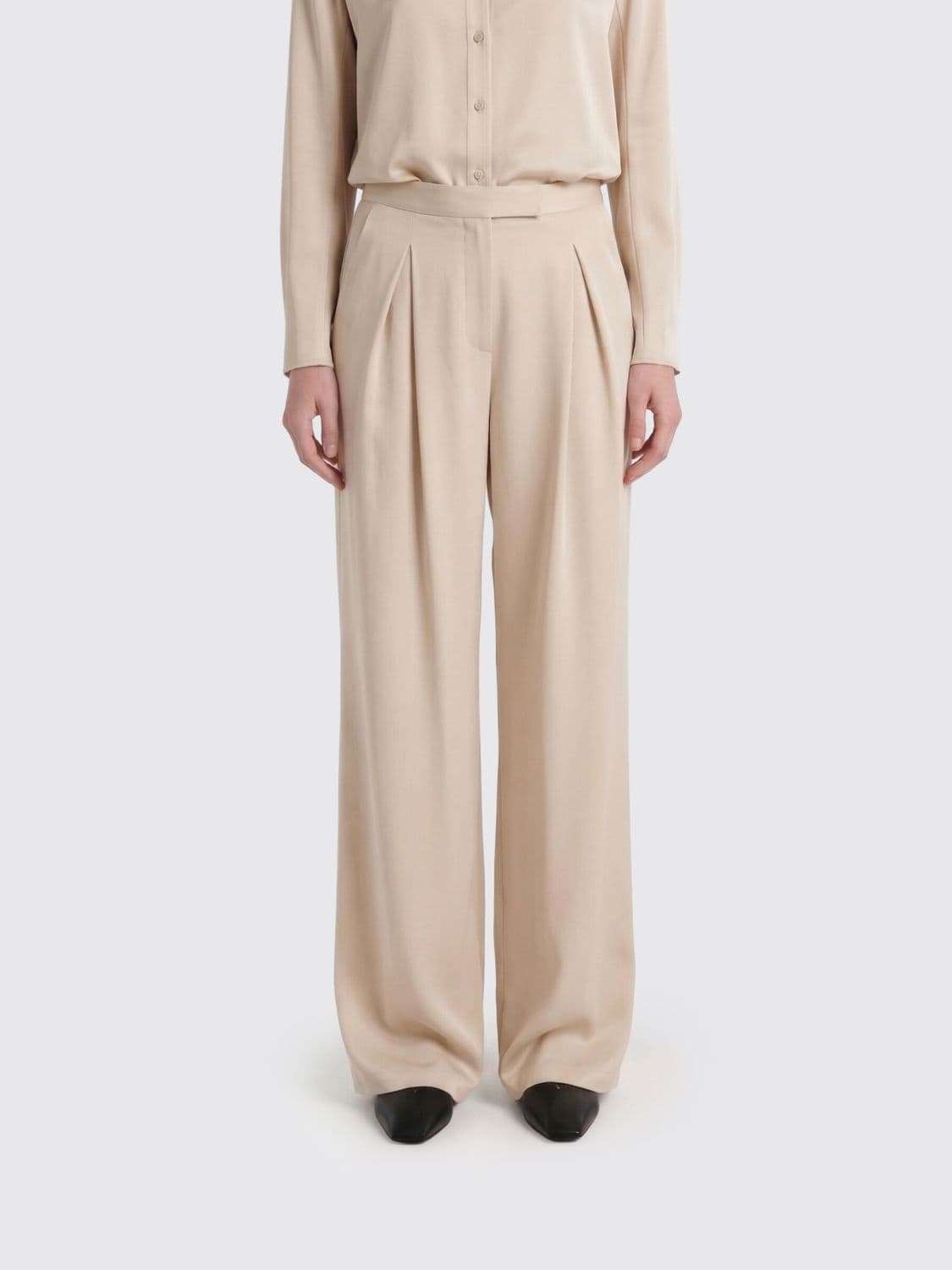 Max Mara Pure Pants Woman color Sand