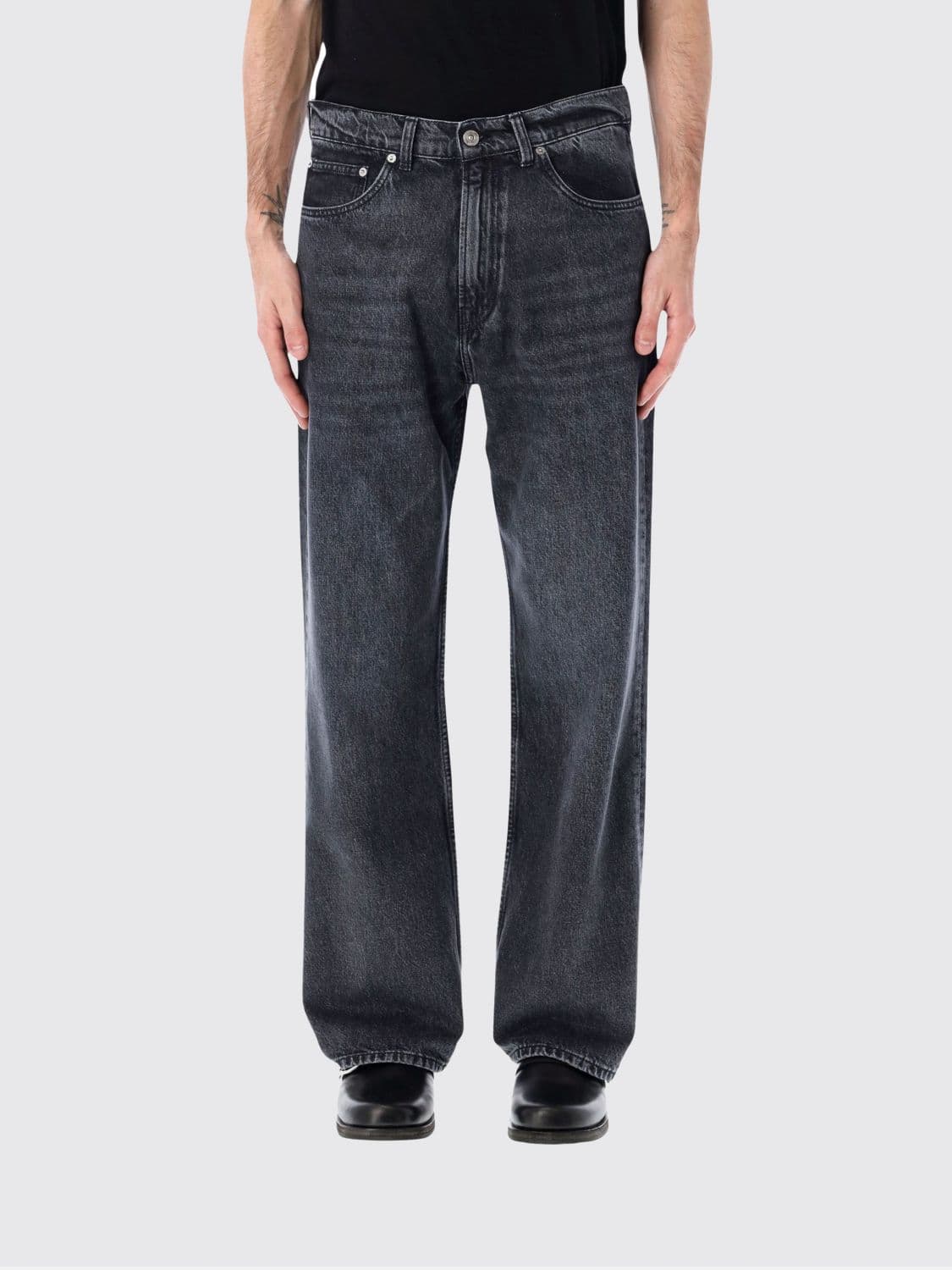 Our Legacy Jeans Men color Black