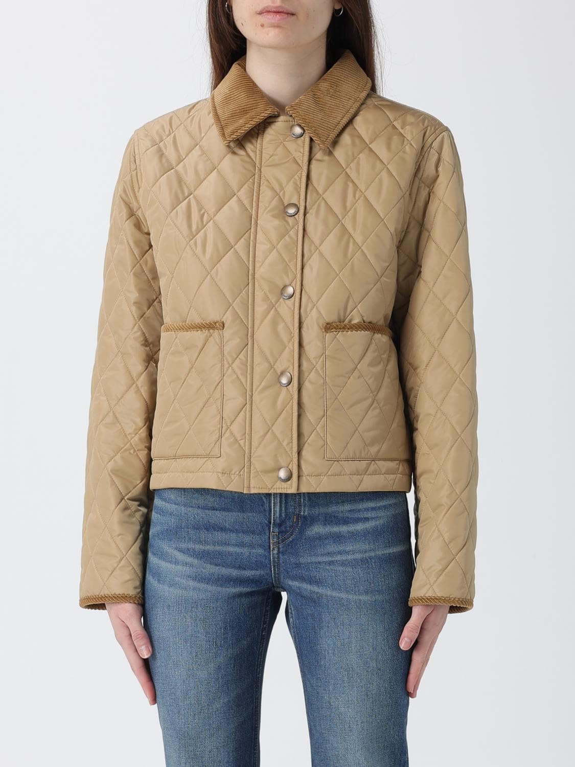 Burberry Jacket Woman color Beige