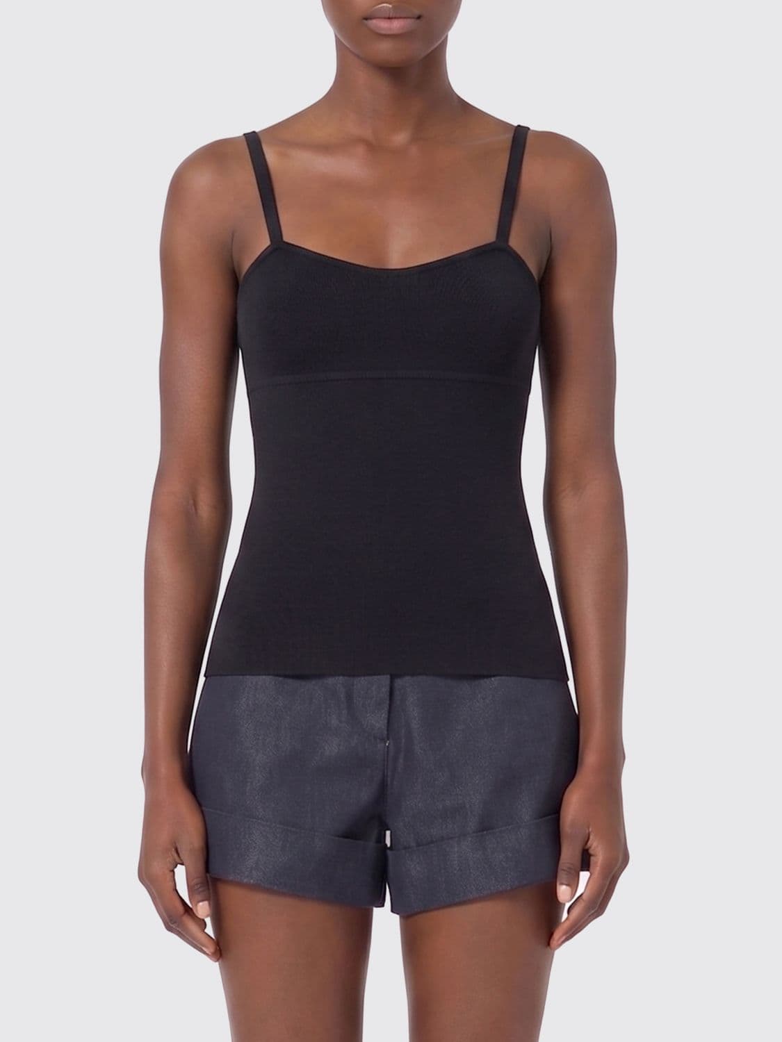 Max Mara Top Woman color Black