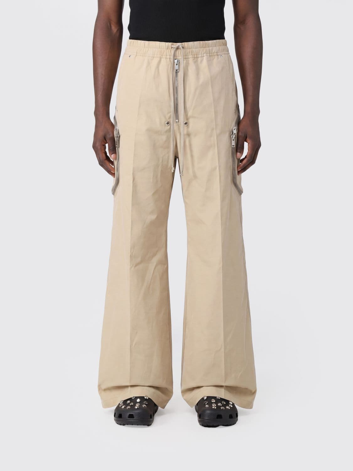 Rick Owens Pants Men color Beige