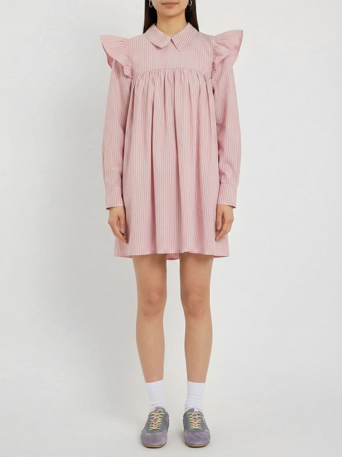 Ganni Dress Woman color Pink