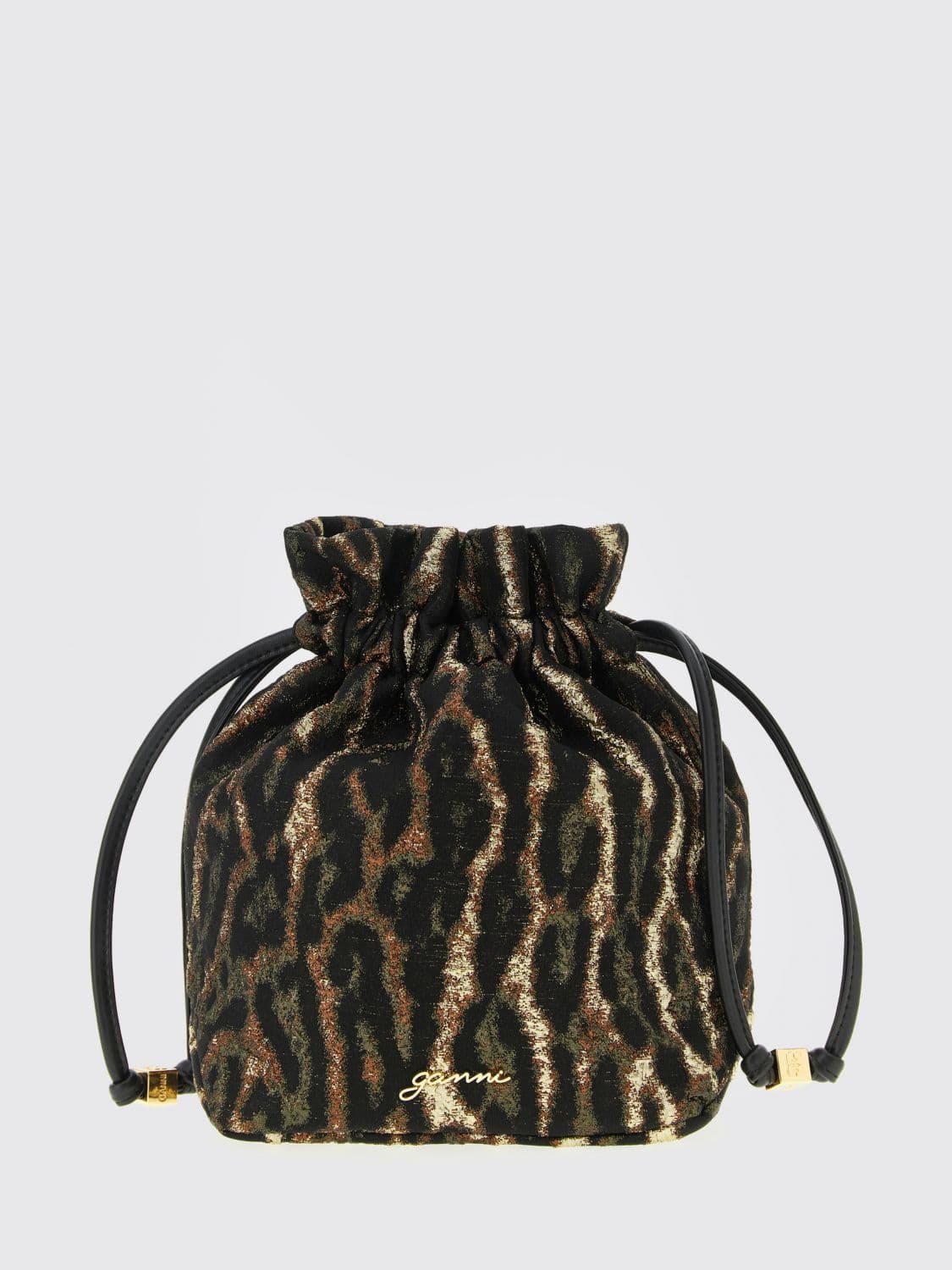 Ganni Mini Bag Woman color Brown