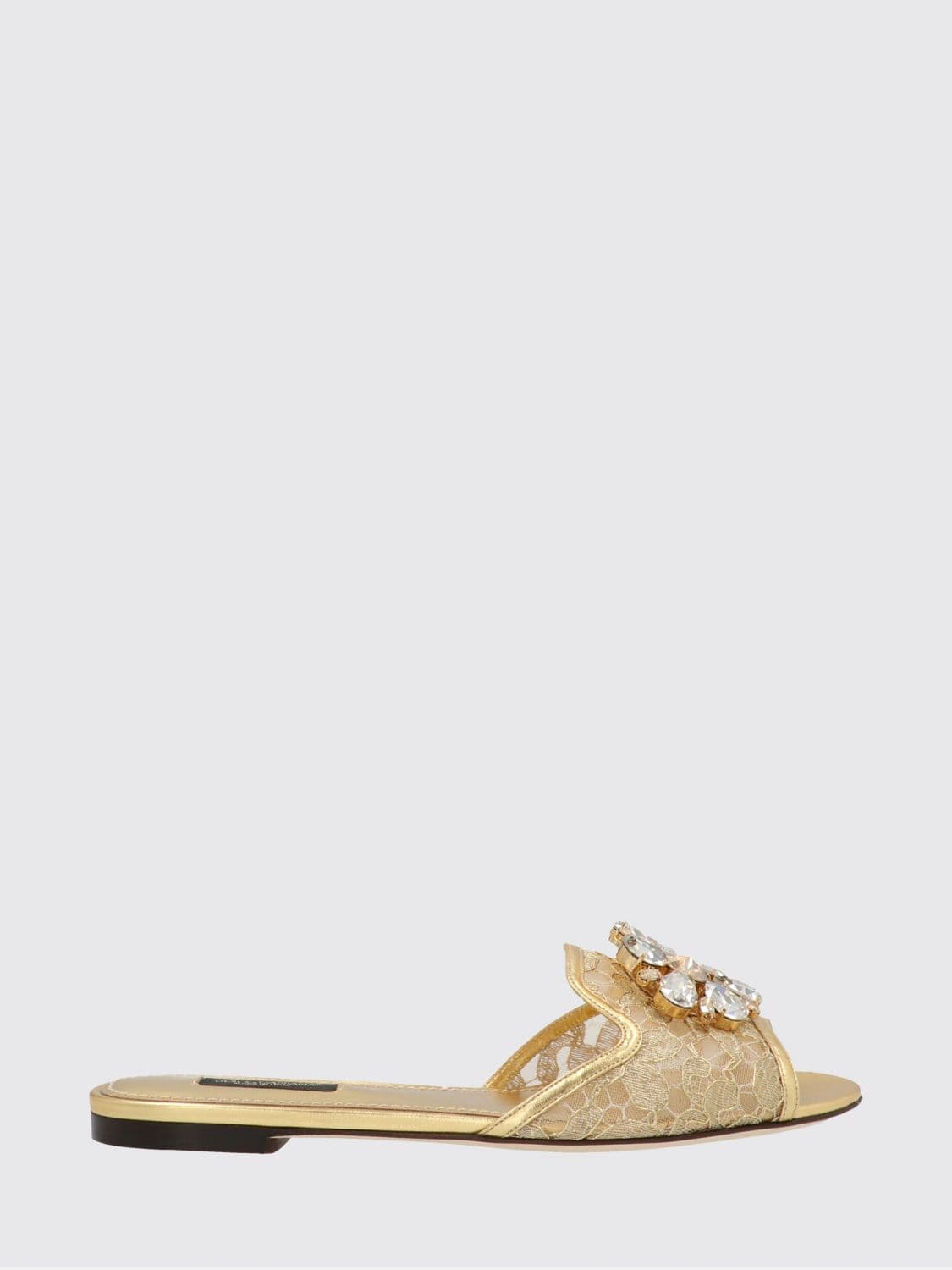 Dolce & Gabbana Heeled Sandal Woman color Gold