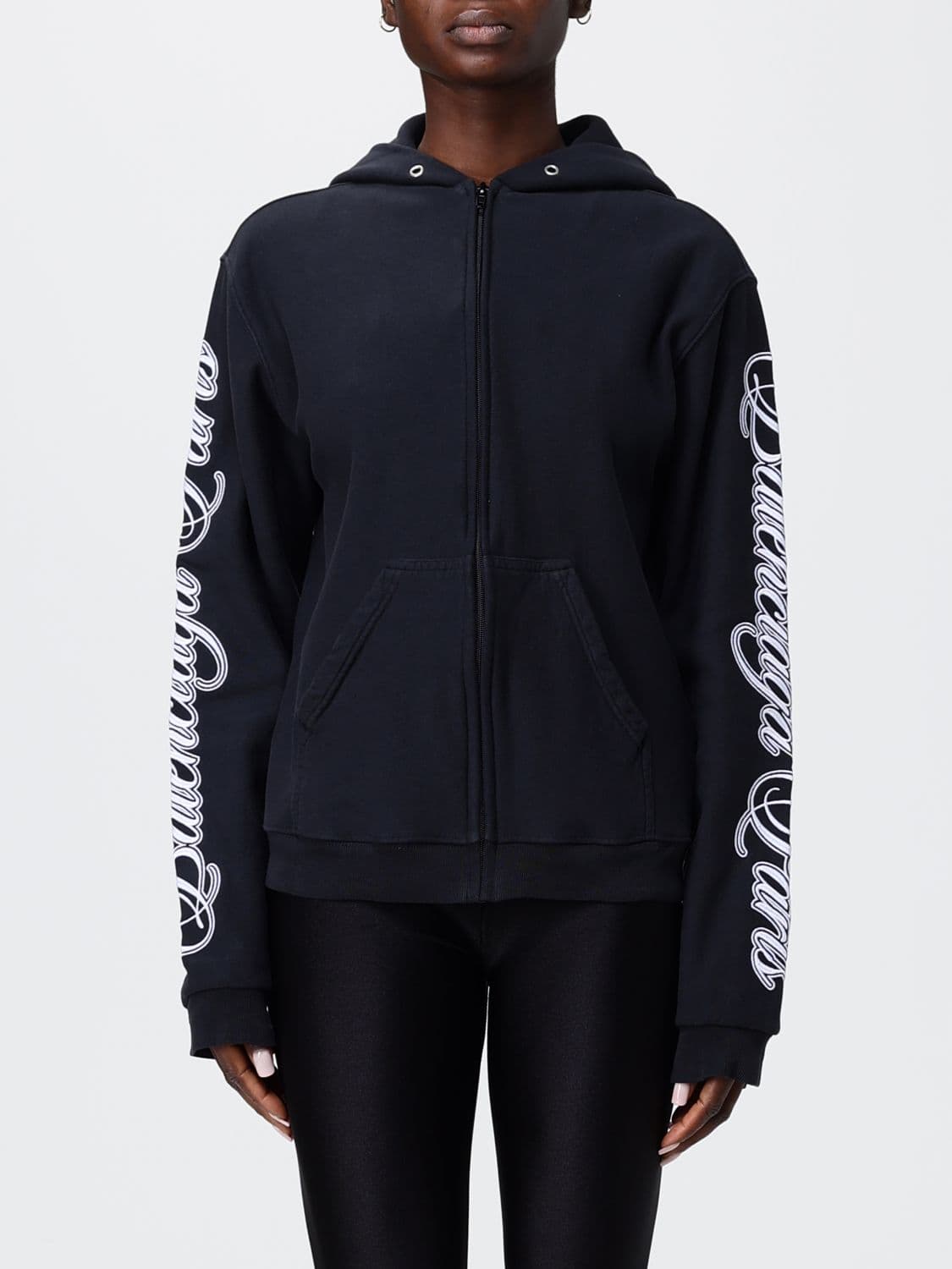 Balenciaga Sweatshirt Woman color Black