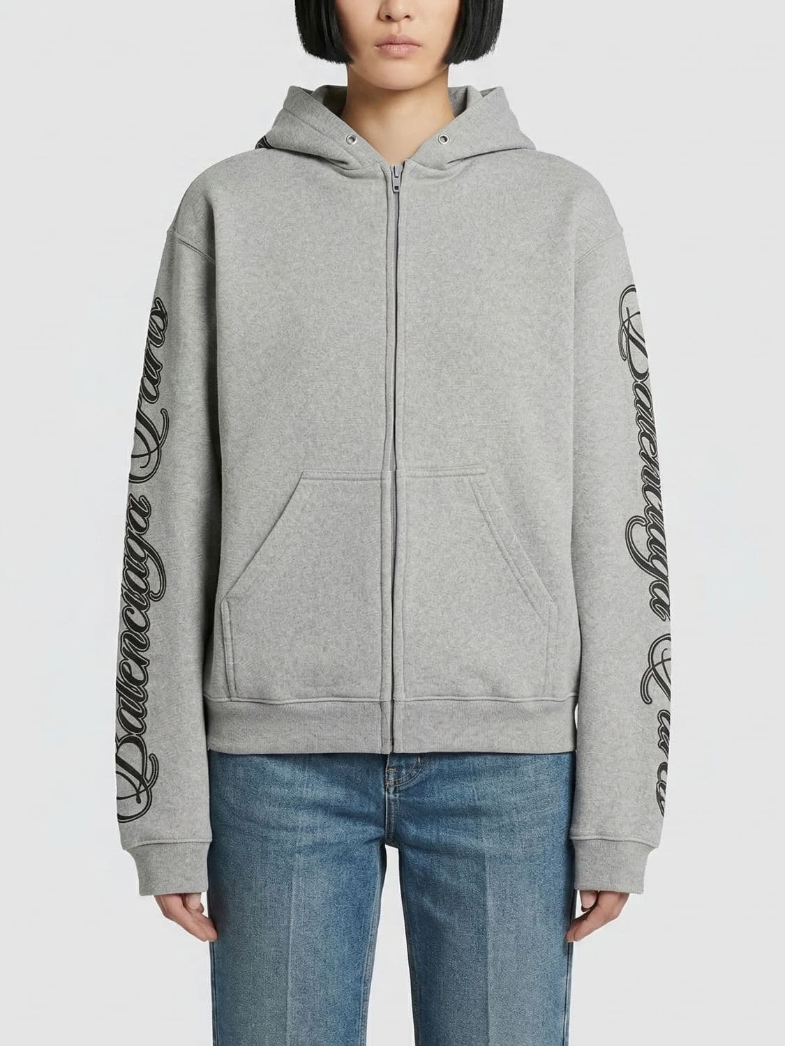 Balenciaga Sweatshirt Woman color Grey · XS